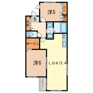 Maison Rits【3階】の間取り