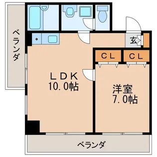 J-レジデンス栄【3階】の間取り