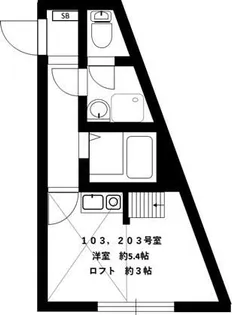 サンライズパーク山手【2階】の間取り