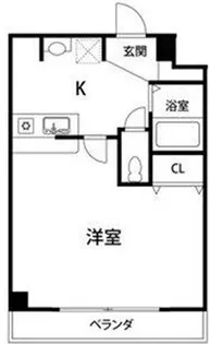 パレ・ドゥ鶴見緑地【4階】の間取り