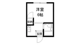 プチメゾン堀溝II【1階】の間取り