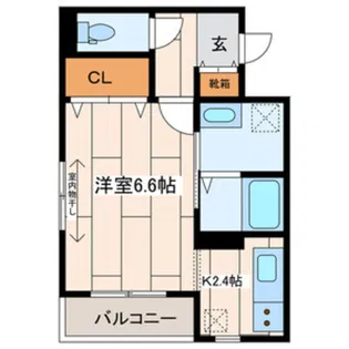 シャルムコート【2階】の間取り