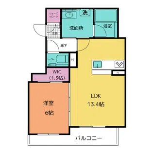 カーサレジオ吹上【3階】の間取り