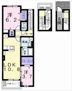 ステラ・ポラーレ【3階】の間取り