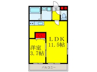 くるみハウス【2階】の間取り
