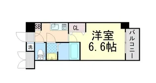 ウインズコート豊中曽根東【6階】の間取り