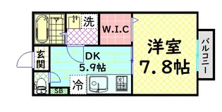 ユートピアもず【1階】の間取り