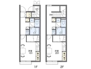リヴェール SUE【1階】の間取り