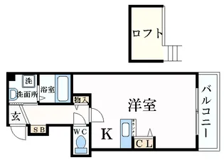 K・Y BLD.【7階】の間取り