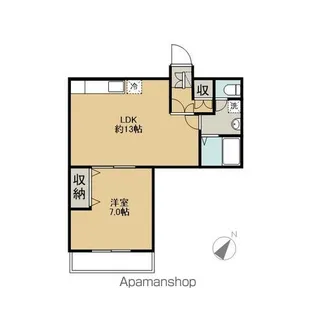 フォレストハイツ【1階】の間取り