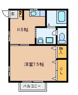 センチュリー155【2階】の間取り