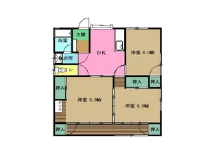 ナミキ921【1階】の間取り