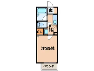 グランドールパオ【1階】の間取り