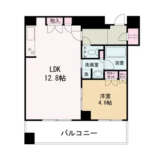 ジオグランデ梅田【9階】の間取り