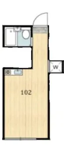 東京都小金井市本町4【アパート】の間取り