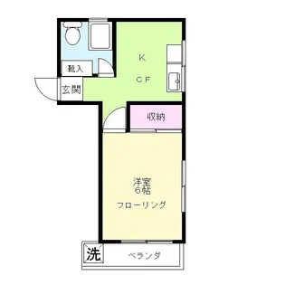 ビジョンコーポ【4階】の間取り