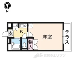 レオパレス関屋【1階】の間取り