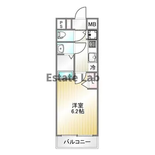 1Kの間取り画像