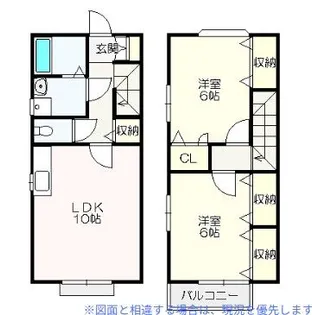 サニーガーデンAの間取り