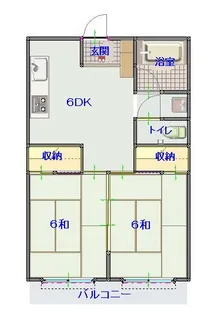 高知県高知市天神町【マンション】の間取り
