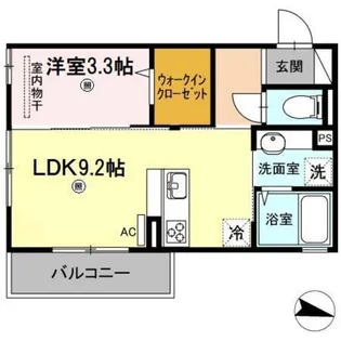 アップス大町DII【3階】の間取り