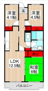 コーポレート和光新倉【3階】の間取り