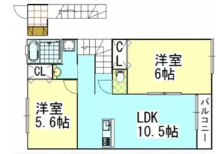 ファインII【2階】の間取り