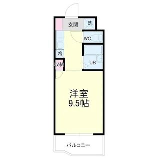 アップル第3マンション【4階】の間取り