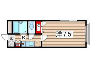 コーポニイジマ【1階】の間取り