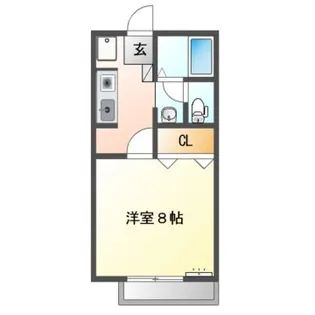 サンライフみやまえ【2階】の間取り