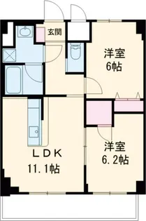 L Foria瑞江【5階】の間取り