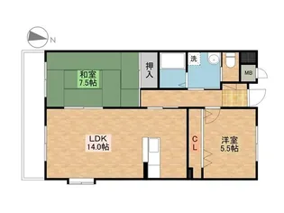 ANNEX31-VI【2階】の間取り