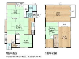 北海道旭川市東光八条2【一戸建】の間取り
