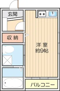 スクエアガーデンウエハラ【2階】の間取り