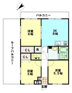 コアロード成増【4階】の間取り