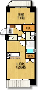 Y.mode【3階】の間取り