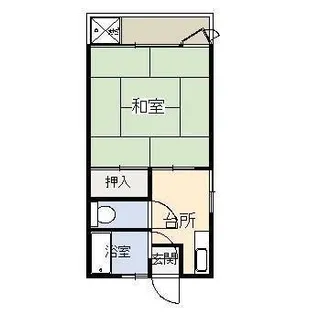 ビスタリー原池田【2階】の間取り