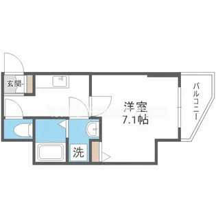 大阪府大阪市天王寺区寺田町1【マンション】の間取り