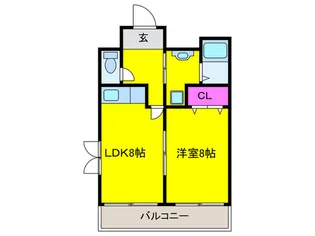 ホライズンハイツ【2階】の間取り