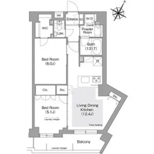 コンフォリア・リヴ文京護国寺【1階】の間取り