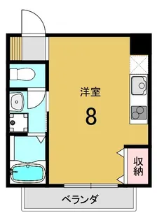 ブレッドガーデン【5階】の間取り