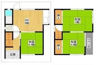 大阪府枚方市春日元町1【一戸建】の間取り