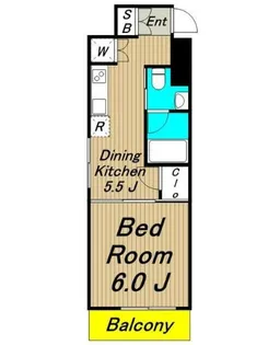 XEBEC明大前【7階】の間取り