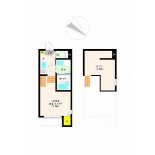 ハーモニーテラス新田VII【1階】の間取り