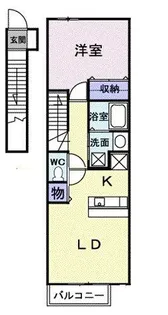 セレーノ【2階】の間取り