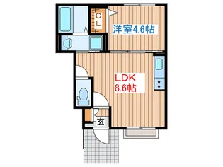 エトワール【1階】の間取り