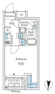 東京都江東区亀戸6【マンション】の間取り