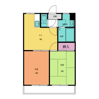 リンデン小林【1階】の間取り