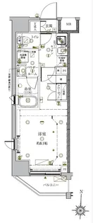 クレイシア亀戸サウスコート【3階】の間取り