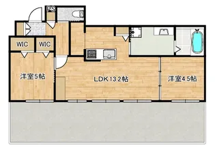 (仮称)千年メゾン【2階】の間取り